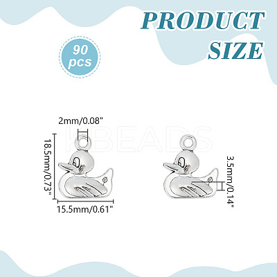 90Pcs Tibetan Style Alloy Pendants FIND-ME0002-46-1