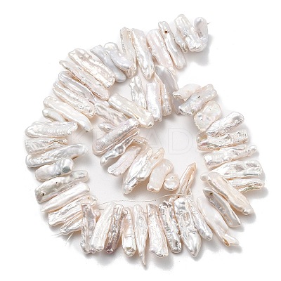 Natural Baroque Keshi Pearl Beads Strands PEAR-P064-03B-02C-1