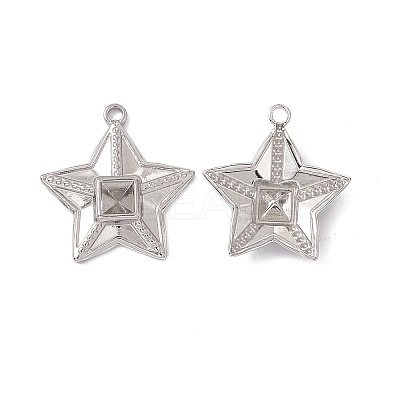 Non-Tarnish 304 Stainless Steel Pendants STAS-K242-12P-1
