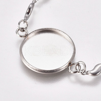 Tarnish Resistant 304 Stainless Steel Bracelet Making STAS-L248-005P-1