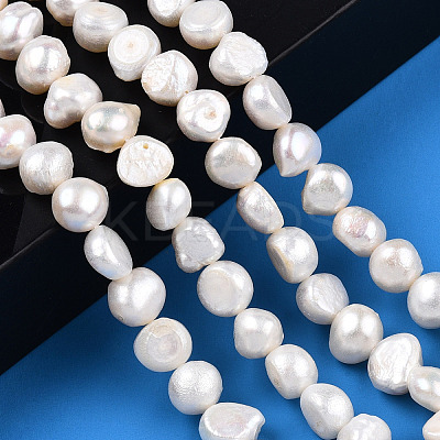 Natural Cultured Freshwater Pearl Beads Strands PEAR-N014-08E-1
