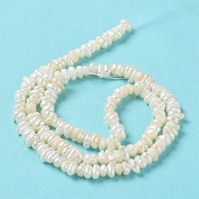 Natural Keshi Pearl Beads Strands PEAR-J007-46-1