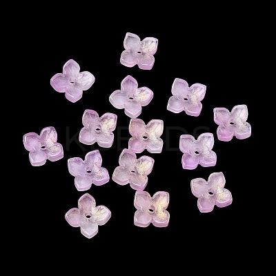 Dyed & Heated Glass Bead Caps GLAA-Z019-01-1