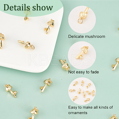 12Pcs Brass Pendants KK-DC0002-20-1