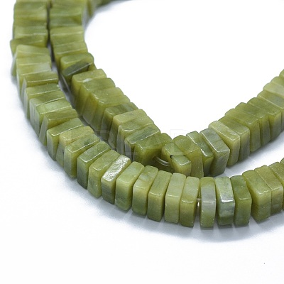 Natural Chinese Southern Jade Beads Strands G-F631-H01-1