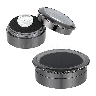 2Pcs 2 Styles Alloy Loose Diamnond Gemstone Display Boxes CON-PH0003-17B-1