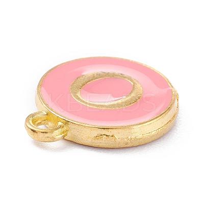 Golden Plated Alloy Enamel Charms ENAM-Q437-14O-1