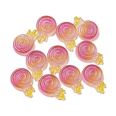 Luminous Transparent Resin Decoden Cabochons RESI-D013-15-1
