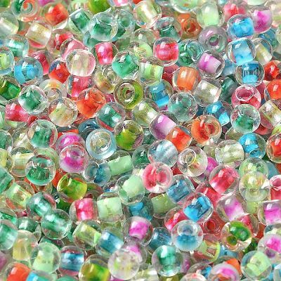 Transparent Glass Round Seed Beads SEED-B001-05A-03-1