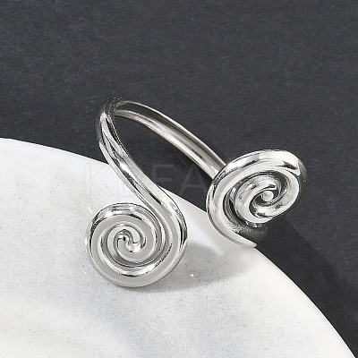 304 Stainless Steel Cuff Open Rings RJEW-D357-04P-1