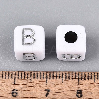 Opaque Acrylic Beads SACR-T035-03B-1
