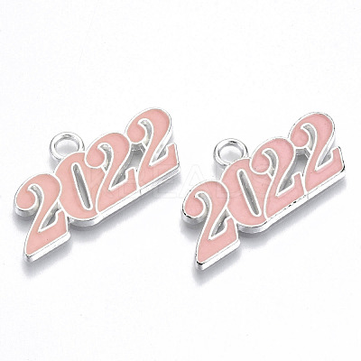 Alloy Enamel Pendants PALLOY-N160-001-04S-RS-1