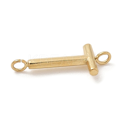 304 Stainless Steel Letter Connector Charms LS-STAS-M108-01G-20-1