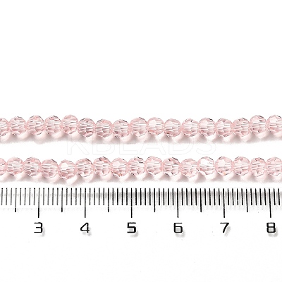 Transparent Glass Beads Strands EGLA-A035-T4mm-D20-1