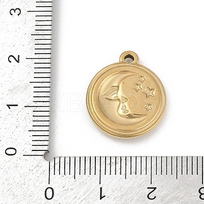 304 Stainless Steel Pendants STAS-D366-01D-G-1