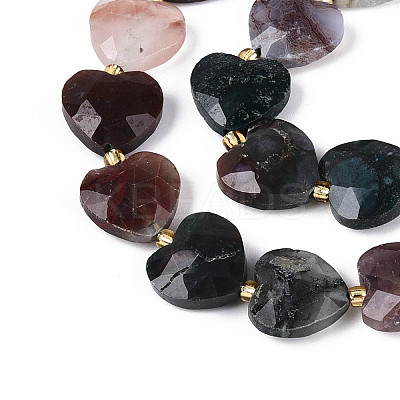 Natural Indian Agate Beads Strands G-P592-B11-01-1