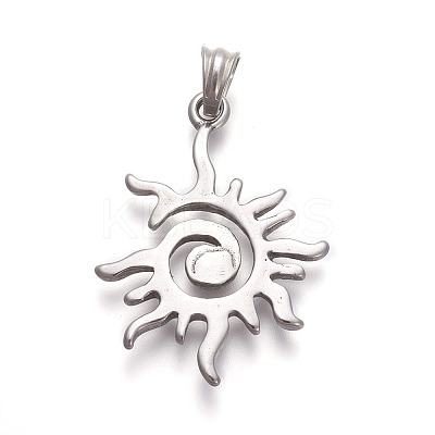 304 Stainless Steel Pendants LS-STAS-O117-72AS-1