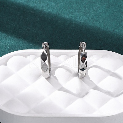 304 Stainless Steel Hoop Earrings EJEW-D331-10P-1