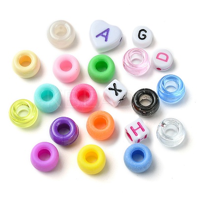 Iridescent Plastic Pearlized Beads Set FIND-FS0002-35-1