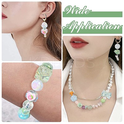 UV Plated Acrylic Bead FIND-CJC0010-90B-1