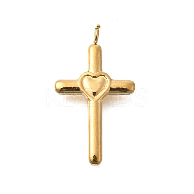 PVD Vacuum Plating 201 Stainless Steel Pendants STAS-C111-19G-1