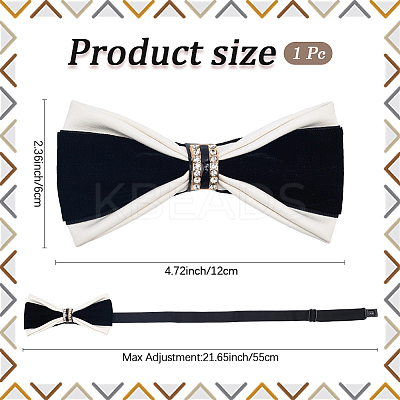 Imitation Leather Bow Ties AJEW-WH20020-441A-1