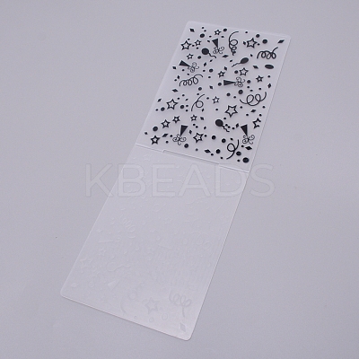 Plastic Fondant Stencil DIY-WH0221-01A-1
