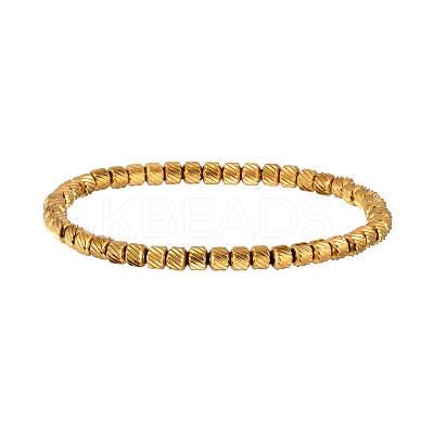 304 Stainless Steel Stretch Bracelets for Women Men WGB27EC-03-1