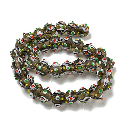 Handmade Lampwork Beads Strands LAMP-N025-05I-1