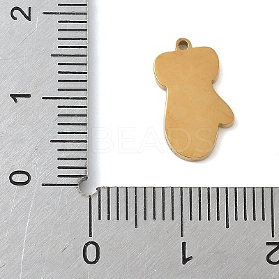 Christmas Themes 304 Stainless Steel Enamel Charms LS-STAS-K312-04E-G-1
