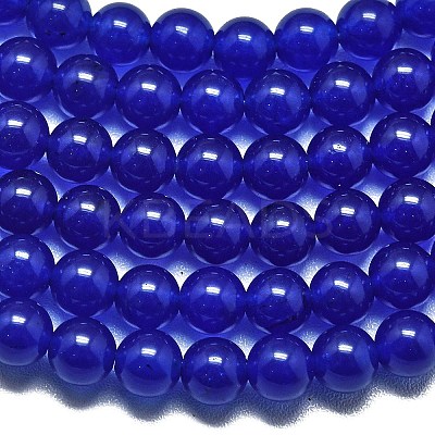 Natural Malaysia Jade Beads Strands G-L645-C01-4mm-18-1