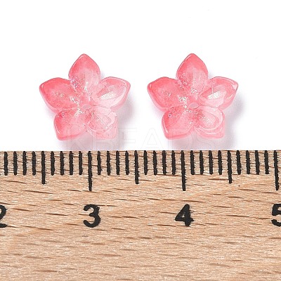 Dyed & Heated Glass Bead Caps X-GLAA-Z019-02M-1