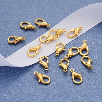Zinc Alloy Lobster Claw Clasps E102-G-1