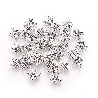Tibetan Style Alloy Charms A-TIBEP-A123292-AS-FF-1