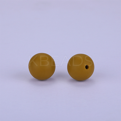 Round Silicone Focal Beads LS-SI-JX0046A-101-1