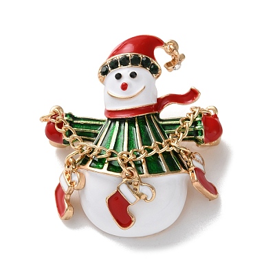 Christmas Theme Enamel Pins LS-JEWB-F034-01B-1