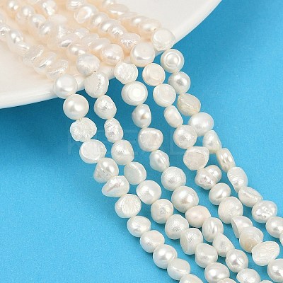 Natural Cultured Freshwater Pearl Beads Strands PEAR-P064-19G-04A-1