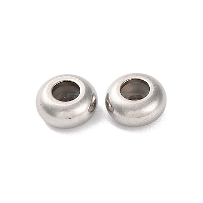 202 Stainless Steel Beads STAS-P238-10P-E-1
