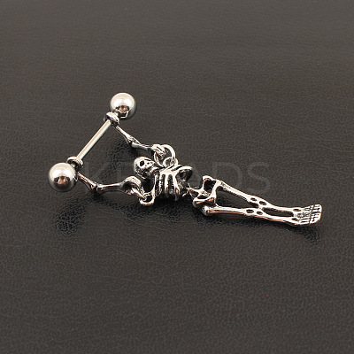 Skeleton Alloy Nipple Rings FS-WG2EDE7-01-1