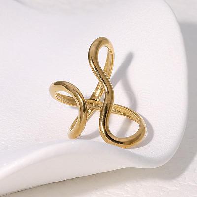 Zinc Alloy Adjustable Open Cuff Rings for Women FS-WGC55D1-01-1