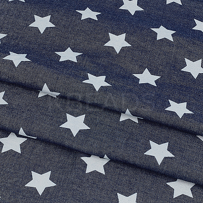 Cotton Denim Fabric DIY-WH0504-775A-01-1