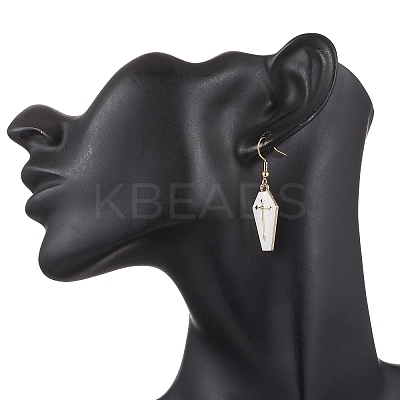 2 Pairs Alloy Enamel Dangle Earrings EJEW-JE06530-1