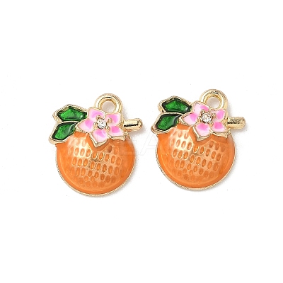 Alloy Enamel Pendants FIND-C074-29KCG-1