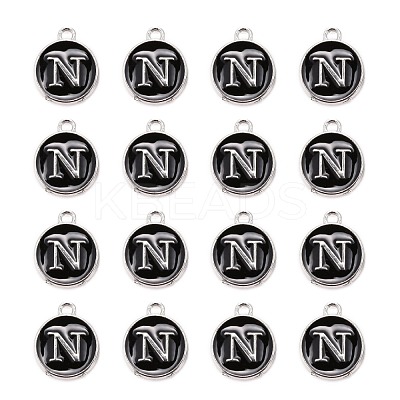 Platinum Plated Alloy Charms ENAM-S118-02N-P-1