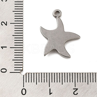 304 Stainless Steel Pendants STAS-G344-04B-P-1