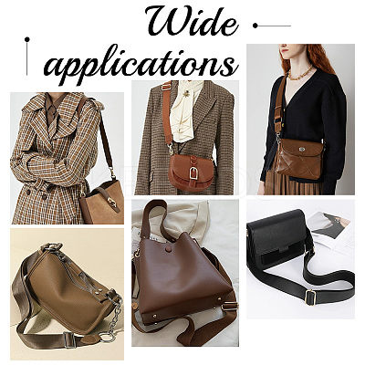 Imitation Leather Adjustable Wide Bag Handles FIND-WH0126-323A-1