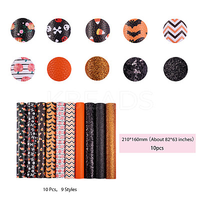 DIY Halloween Theme Glitter Dangle Earrings Making Kit JX049A-1