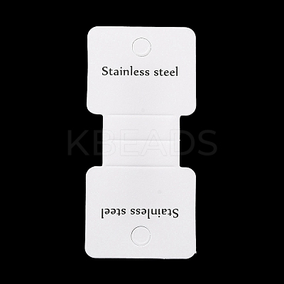 Folding Paper Display Card with Word Stainless Steel CDIS-L009-02-1