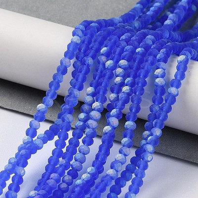 Imitation Jade Glass Beads Strands EGLA-YW0003-19A-26-1