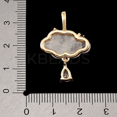 Natural Quartz Crystal Carved Pendants GG-CBA5963-03H-1